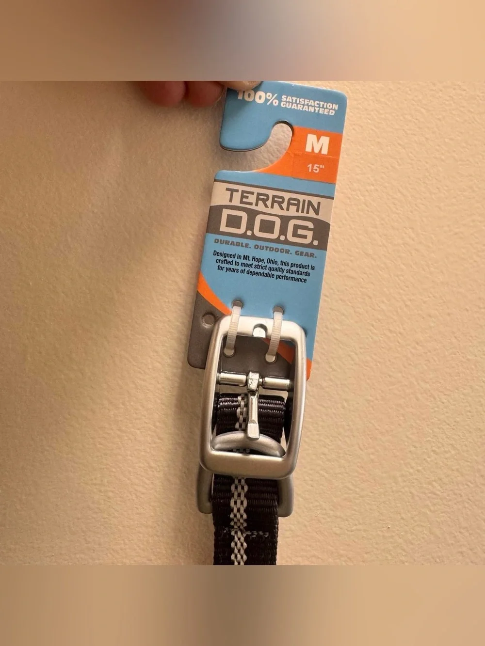 Weaver Leather | Terrain D.O.G. Medium Reflective Neoprene Lined Collar - 15”